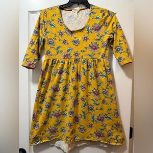 Matilda Jane Yellow Floral Dress